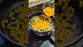 Butter Corn recipe 🌽😱  Fried Corn recipe  corn shorts shortvideo corn cornrecipe food recipe [upl. by Idihsar]