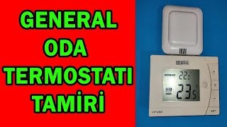 General ht 250 set kablosuz oda termostat tamiri General room thermostat repair [upl. by Mintz]