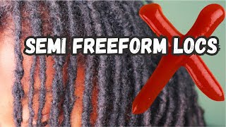 3 Cons of Semi Freeform Locs [upl. by Kendyl]