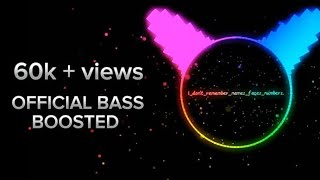 I dont remember name faces numbers  slowed  reverb  bass boosted [upl. by Aimik833]