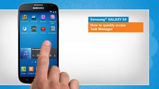 Quickly Access Task Manager on Samsung® GALAXY S4 [upl. by Sollie609]