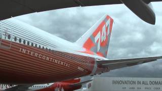 7478 Intercontinental Arrives at Paris Air Show [upl. by Plato]