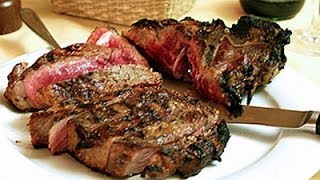 Bistecca Fiorentina Chianina TBone Steak Antica Macelleria Falorni Toskana [upl. by Amathiste]