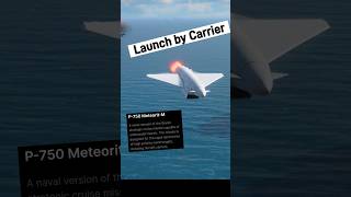 P750 Meteorite Missile Launch by Aircraft Carrier 🔥  Modern Warships  Missile Animation  Shorts [upl. by Bayly]