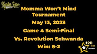 2023 Moma Wont Mind Tournament Game 4 Vs Revolution Schwanda [upl. by Leinto679]