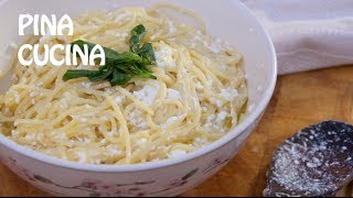 How to cook Pasta è Ricotta  Pina Cucina Ep 3 [upl. by Remot]