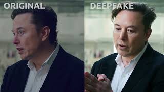 Deepfake Example OriginalDeepfake Elon Musk [upl. by Hut]