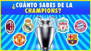 ¿Cuánto sabes de Fútbol 🤔 Quiz de Champions League ⚽️ Parte 1 [upl. by Ditter]