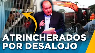 100 familias de Surco desalojadas por Vía Expresa Sur Exigen reubicación a Municipalidad de Lima [upl. by Oicapot]