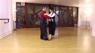 Tango beginner Corte and sanguchito  30102014 [upl. by Venterea]