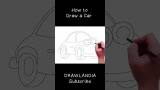 Easy Car Drawing for Kids  Learn How to Draw StepbyStep [upl. by Bleier357]