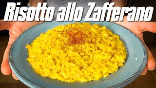 How to Make Risotto allo Zafferano  Italian Saffron Risotto Recipe [upl. by Alejna]