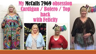 My McCalls 7969 obsession  Cardigan  Bolero  Top hack [upl. by Aneetak]