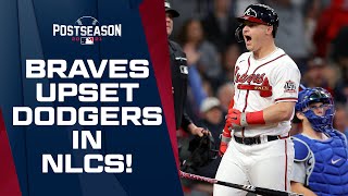 Braves SHOCK THE WORLD with upset of Dodgers in NLCS  NLCS Game Highlights [upl. by Narrad523]