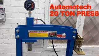 Automotech 20 TON HYDRAULIC PRESS AS3004A [upl. by Ellerrad]