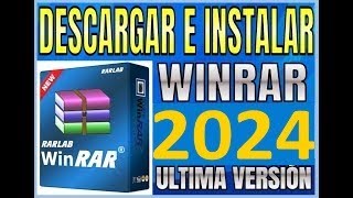 ✅Cómo descargar e instalar WINRAR FULL 2024 gratis✅ [upl. by Selec]