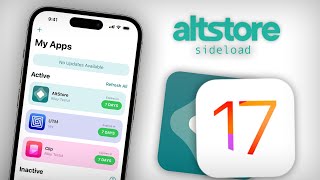 Altstore iOS 17  How To Sideload Apps to your iPhone [upl. by Leik]