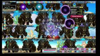 MapleStory Shadower Carcion AFK Farming Calm Beach 2 18036MIN [upl. by Ilbert]