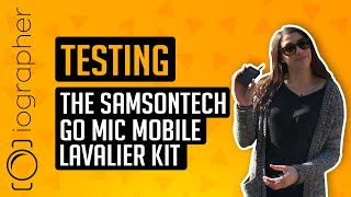 Testing the Samsontech Go Mic Mobile Lavalier Kit [upl. by Agnella527]