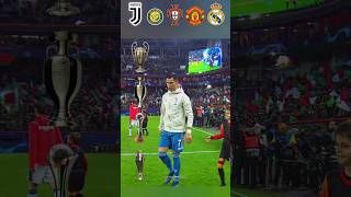 Ronaldo Team Cups Juventus Alnassr Portugal Manchester United Real Madrid football shorts [upl. by Mackey]