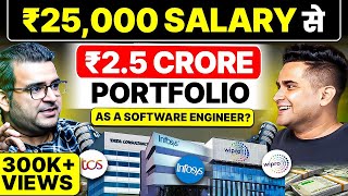 Can a Software Engineer REALLY Achieve Financial Freedom ₹25000 Salary to 25 CRORES Portfolio [upl. by Yllehs]