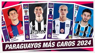 🚨 TOP JUGADORES PARAGUAYOS 🇵🇾 MÁS VALIOSOS 2024  ¿QUIÉNES TIENEN MAYOR PROYECCIÓN DE MERCADO 🤔 [upl. by Yborian54]