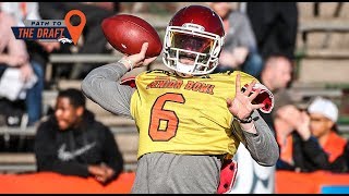 After practice North Team QB Baker Mayfield [upl. by Jaimie158]