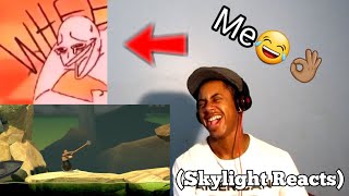 He Couldnt Get Over It  Getting Over It Raging And Funny Moments  Skylight Reacts [upl. by Ailecra]