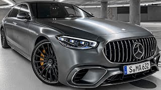 NEW 2025 Mercedes S63 AMG SOUND 802 HP V8 HYBRID Exterior Interior Review 4k [upl. by Anselma]