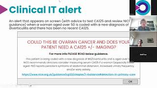 Improving Early Diagnosis of ovarian cancer understanding the impact of clinical IT alerts [upl. by Oremar37]