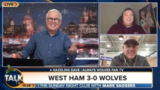 INTERVIEW ON TALK TV West Ham 30 Wolves quotSo Disappointing They Punished Us 3 Timesquot [upl. by Badger42]