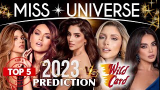 MISS UNIVERSE 2023 TOP 5 PREDICTION SECOND HOT PICK LEADERBOARD [upl. by Aenet]