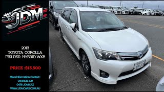 JDMCARSCOMAU  2013 Toyota Corolla Fielder Hybrid WXB  13500 [upl. by Enyawal]