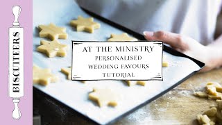 Personalised Wedding Favour Tutorial  Heart Biscuits  Biscuiteers [upl. by Annahaj]