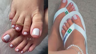 Most demanding and stylish toe nails art fashion trendsLatest pedicure nail colors for women 2024 [upl. by Josh113]