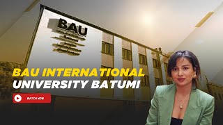 Mrs Tea Mikeladze on MBBS in Georgia at BAU International University Batumi  Ria Overseas [upl. by Leak384]