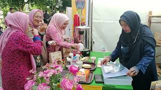 di acara festival Lancang Kuning stand pameran Kabupaten Rokan Hulu yang ramai dikunjungi [upl. by Lock279]