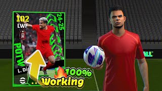 Trick To Get 102 Rated POTW L Diaz In eFootball 2024 Mobile 🔥🔔 100 Working [upl. by Notlit]