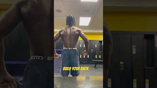 Build a wider back 2 movements that I do for max gains💪🏿 [upl. by Enisamoht]