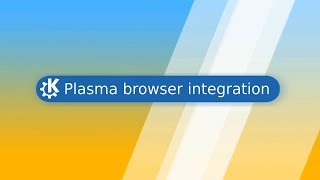 Plasma browser integration [upl. by Nylidnam185]