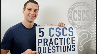 5 CSCS Practice Questions NSCA CSCS Exam Preparation [upl. by Aromat]