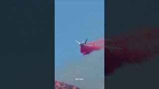 McDonnell Douglas DC10 Tanker 911 performing a retardant drop over Airport Fire [upl. by Woolson124]