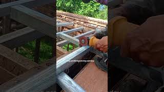 Pag putol ng tubular tips and ideas construction carpenter reels shortvideo [upl. by Siwel]