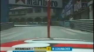 F1 Monaco 2000 FP1 Rubens Barrichello OnBoard [upl. by Ellenyl]