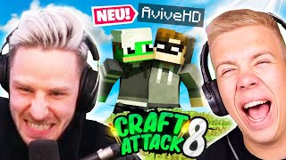 DER neue TEILNEHMER in CraftAttack ist leider AVIVEHD [upl. by Spracklen985]