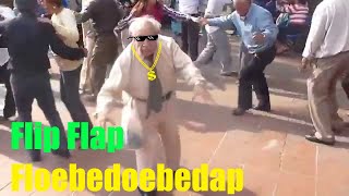 Flip Flap Floebedoebedap  Pilfinger Dansen Old man Groove  Meme [upl. by Notwal]