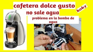 Reparar cafetera dolce gusto que no sale agua [upl. by Eehsar]