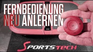 SPORTSTECH Vibration Plate VP300 Fernbedienung neu anlernen [upl. by Nomannic212]