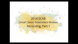 2014 SCAR Recording Part 1 [upl. by Sabah]