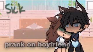 Sick prank on boyfriend gacha life [upl. by Dloniger]